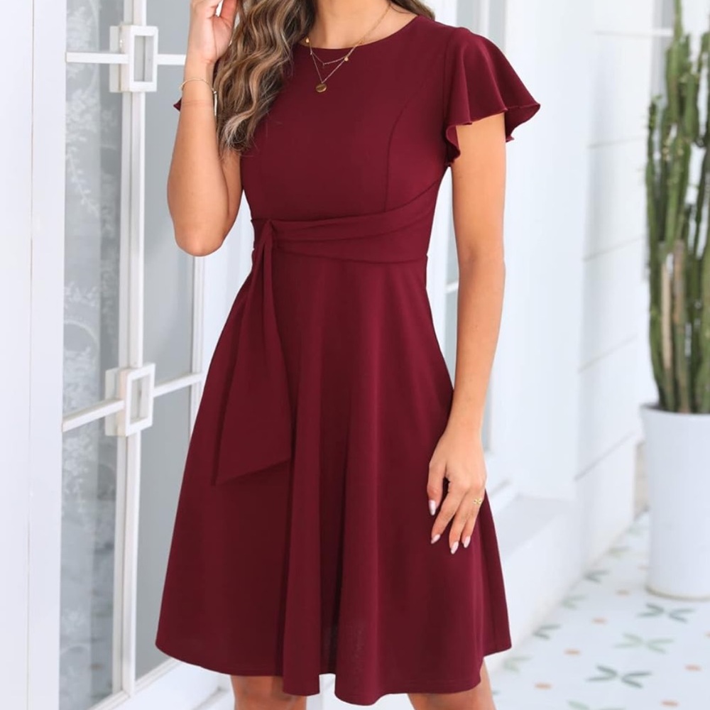 OWIN Flared A Line Dress Size M NWT